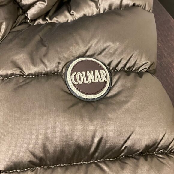 Colmar iridescent down warm jacket with fixed hood natural 🪶 feather pudding 42 - Picture 9 of 16